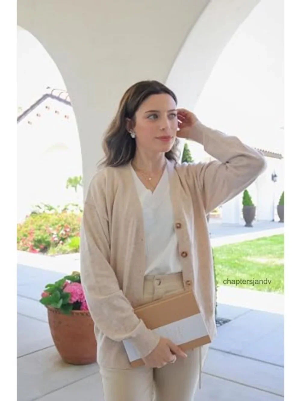 Wool Blend Oversized Lightweight Cardigan Sweater Business Casual